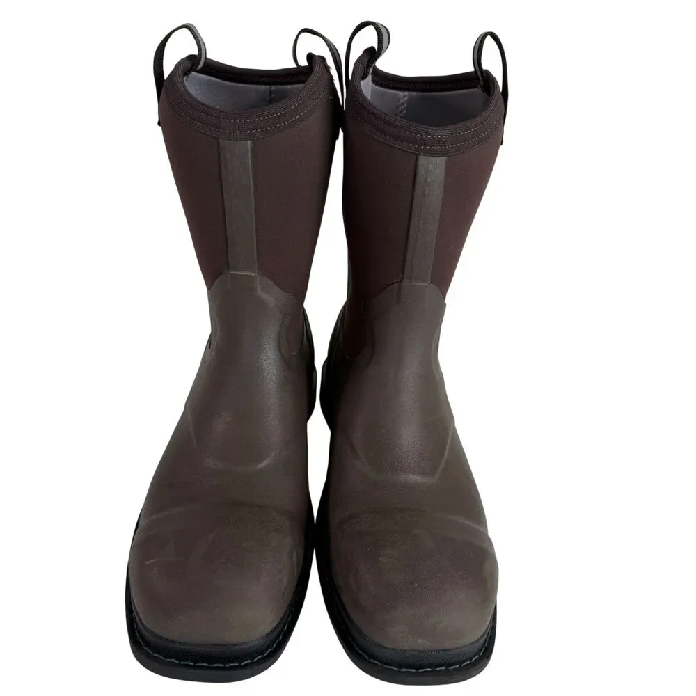 Muck Boot Company Men's Chore Western Alloy Toe Work Brown Boot MCHWM91 Size 11M